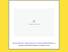 Tablet Screenshot of chemsunltd.com